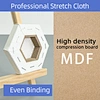 MDF hexagonal canvas
